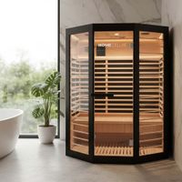 Infrarotsauna BIEL XL + Karbon-Flächenstrahler - 155x120x190