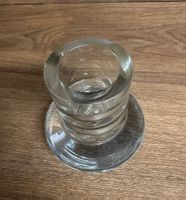 Vase aus dickem Glas, robust und stilvoll, Dekoidee!