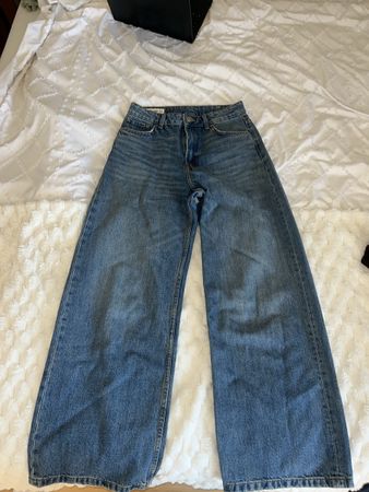 Jean Pull and Bear femme bleu 