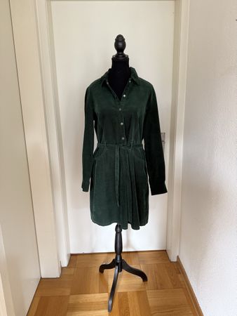 Cord Kleid grün - NEU, Gr L