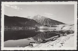DAVOS  Winterstimmung am See  1939