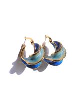 NEW - CINQUE DE LA JARI - Blue Circus earrings NP: 25.-
