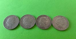 20 Rappen / 1906 - 1907 - 1908 + 1911
