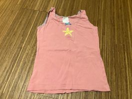 Rosa Top mit Stern - Ideal für den Sommer, Gr. 116/122 🌸