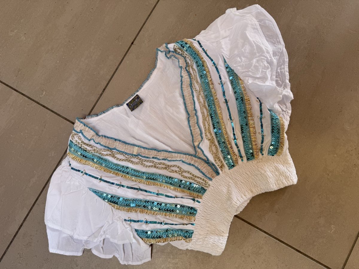 Camicette: Kurze Bohobluse – Nuovo e nell'imballaggio originale da Sigriswil venduto da ck56
