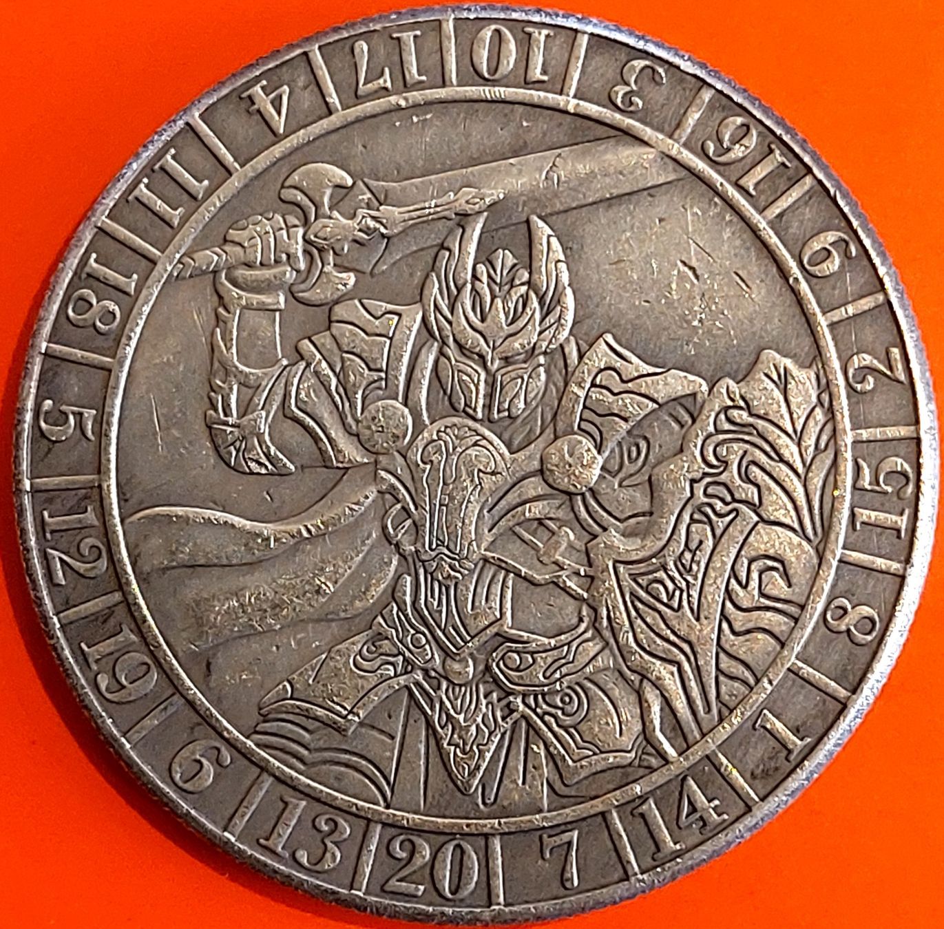 Alle Münzen: Hobo Münze 1 Dollar "Krieger" – Neu (gemäss Beschreibung) aus Arch von repros