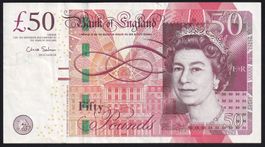 England 50 Pounds 2011
