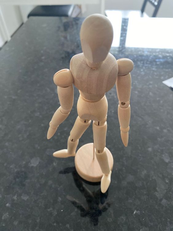 Künstler Manikin Aus Holz - Artikuliertes Zeichenmodell 12,99 Zoll | Flexibel Für Künstler & Designer