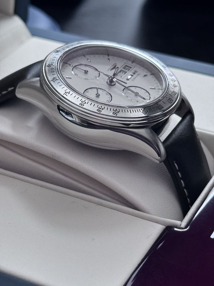 Longines Orologi: Longines Admiral Chronograph Automatik – Usato da Schaffhausen venduto da oliversittel 2