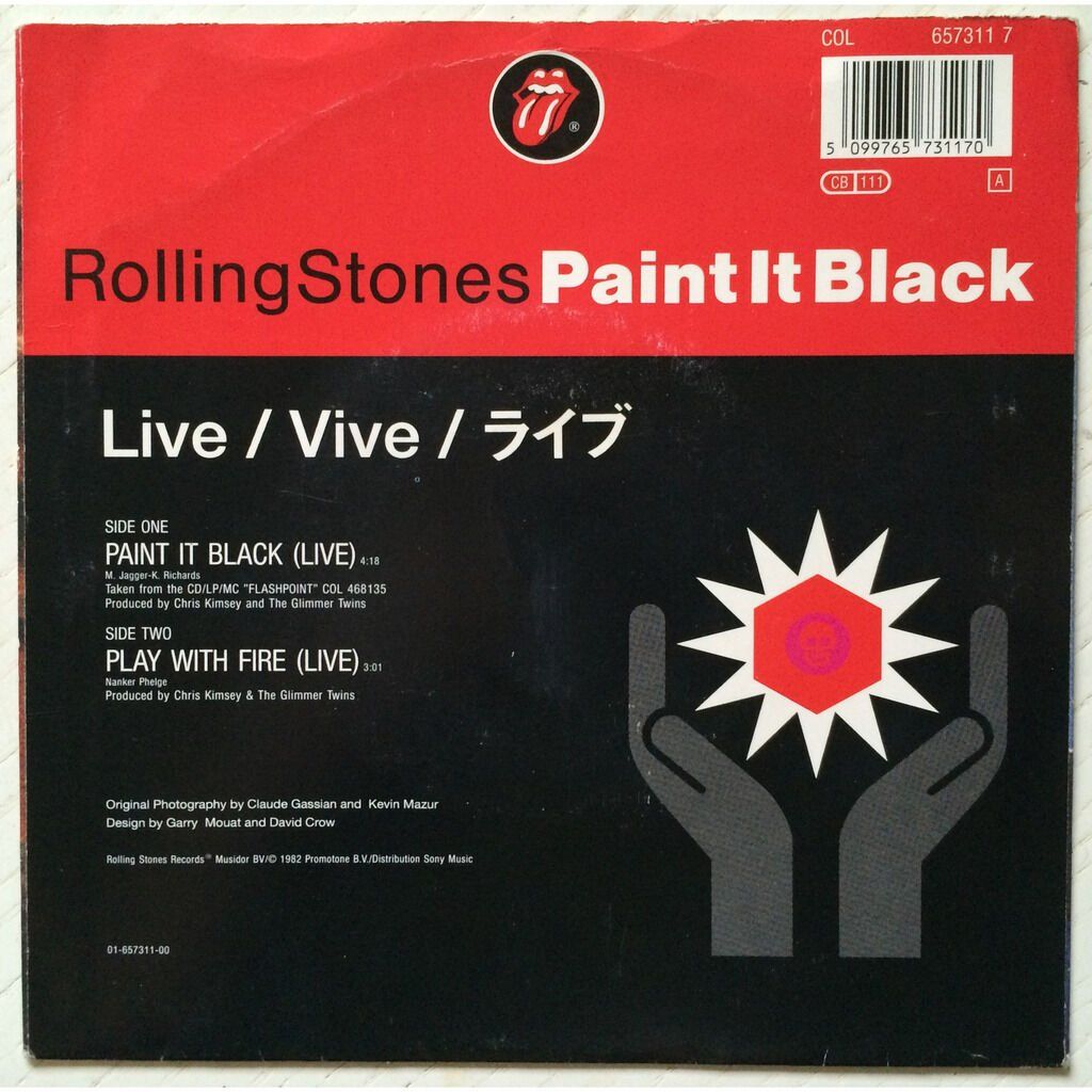 Vinyles: ROLLING STONES - PAINT IT BLACK – D'occasion à Bottens par hotter-than-hell 1