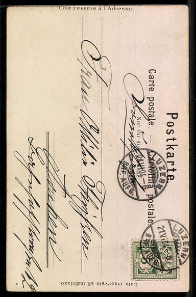 Cartoline postali: AK Luzern, Pilatusbahn – Usato da Berlin venduto da bartko-reher 1
