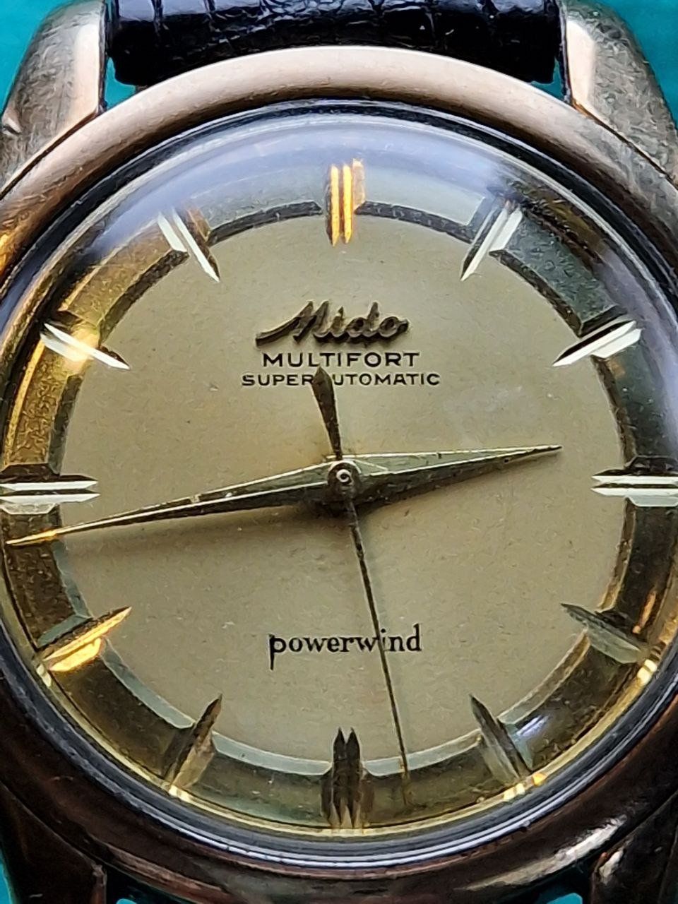 Mido Orologi: MIDO MULTIFORT powerwind SUPERAUTOMATIC Goldhaube, ca. 1950e – Usato da Bassersdorf venduto da antik_leo 1