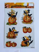 Fensterbild Halloween Kürbis & Rabe (GEROMA)