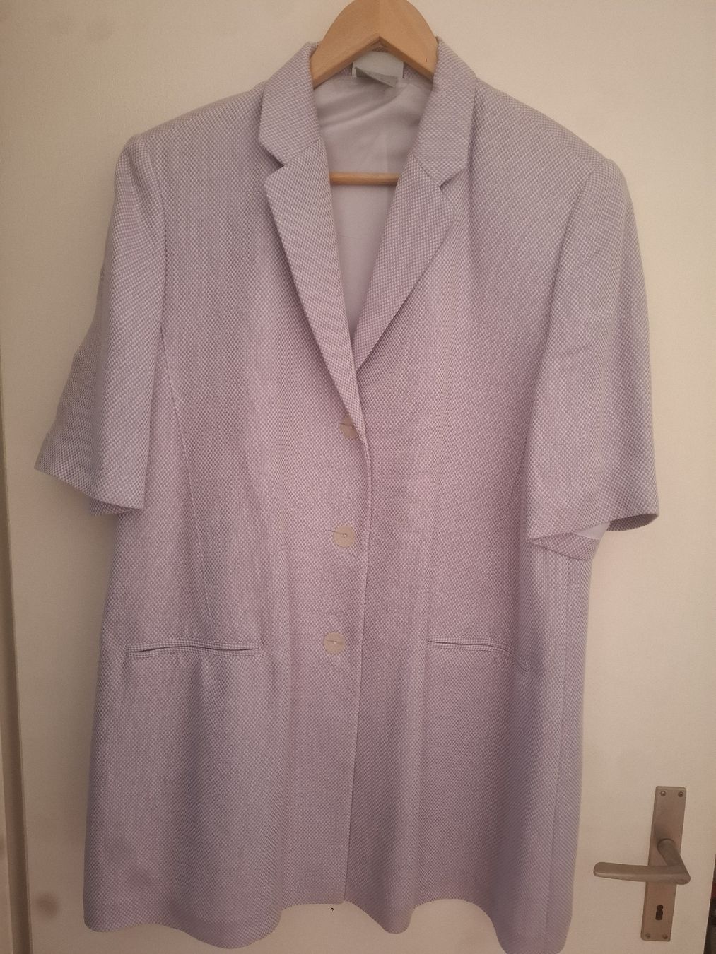 Ulla Popken Jacken: Blazer Flieder kurzarm Gr. 46 – Neu (gemäss Beschreibung) aus Zürich von sil_2yhh