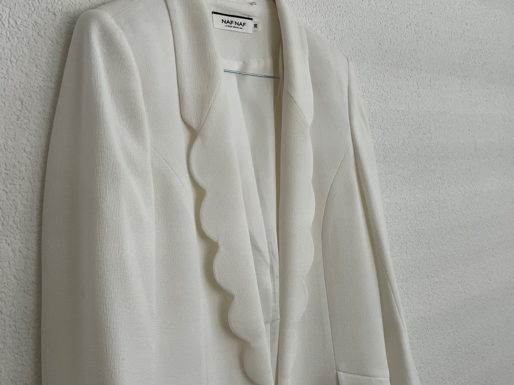 Nafnaf Jacken: Naf Naf Blazer off-white Gr36 – Neu (gemäss Beschreibung) aus Wollerau von bri_s9qv 1