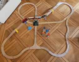 BRIO-Bahn Set, kombinierbar mit Duplo für stabile Brücken