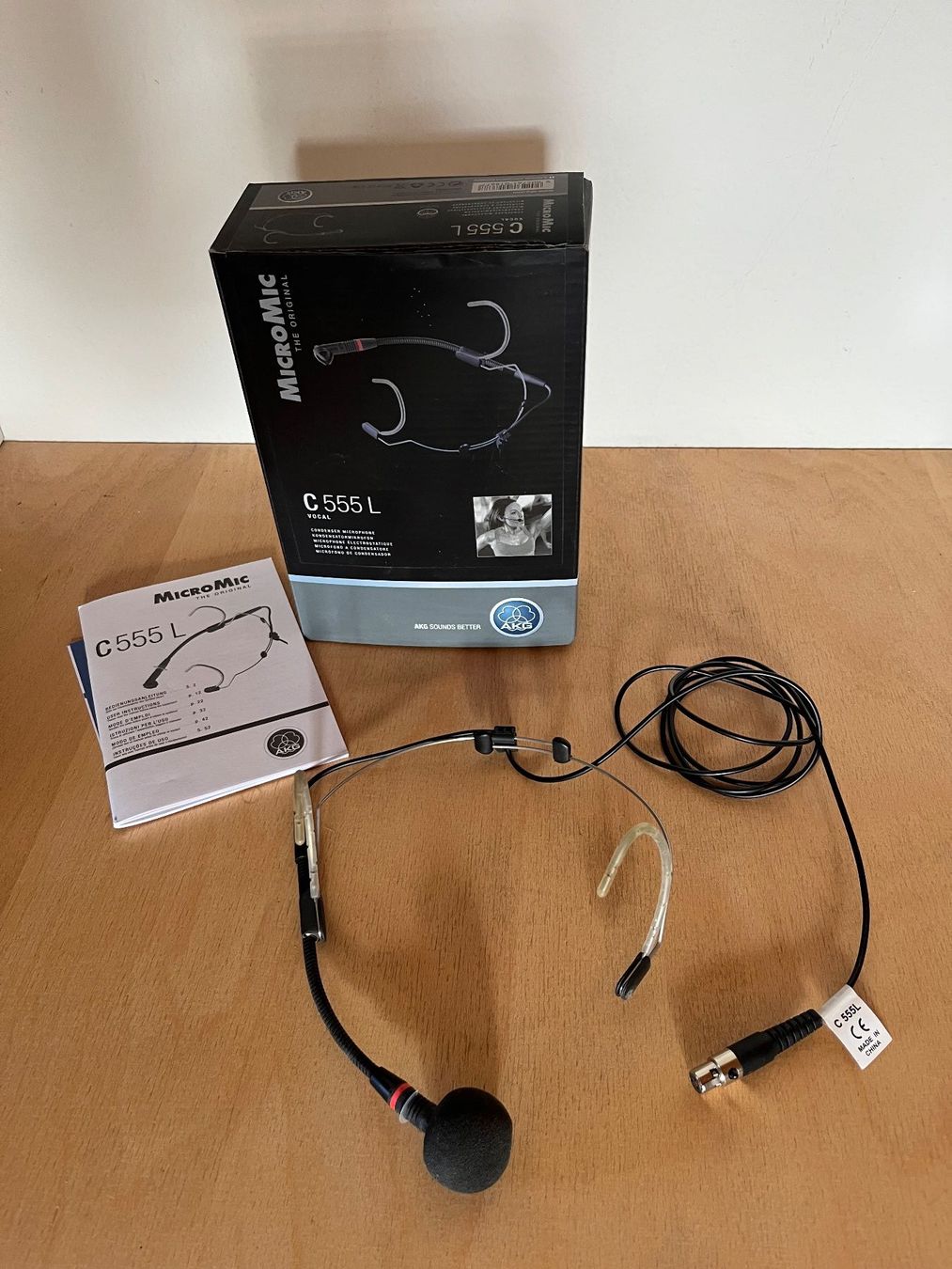 Akg Microfoni: AKG C 555 L Mikrofon mit Headset – Usato da Kreuzlingen venduto da agp68