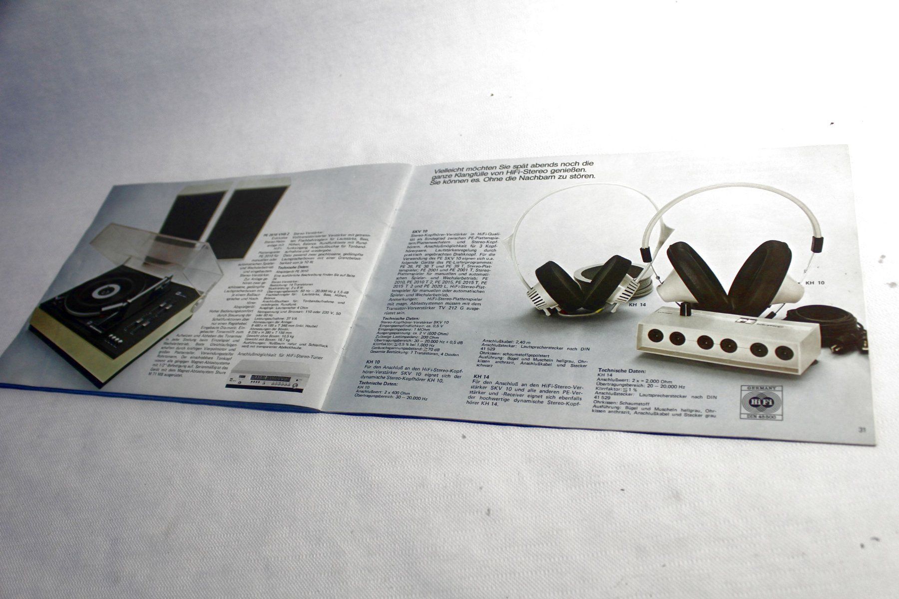 Philips Tourne-disques: Original Katalog: PERPETUUM EBNER Komplettes Programm, 1971 – D'occasion à Bern par Vitaneuf 5