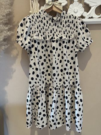 NEXT Sommerkleid Punkte Gr. 128 *Neuwertig