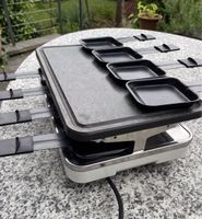 Raclette-Ofen mit Natursteinplatte für 8 Personen