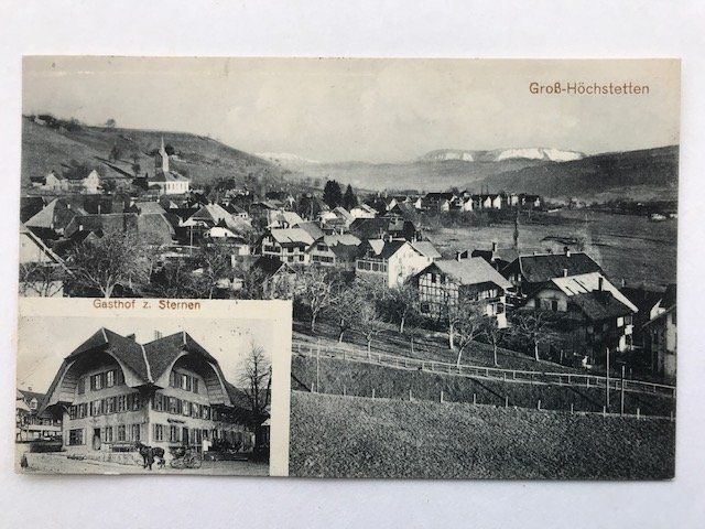 Ansichtskarten: Grosshöchstetten, von 1912 – Gebraucht aus Niederscherli von Lucia16