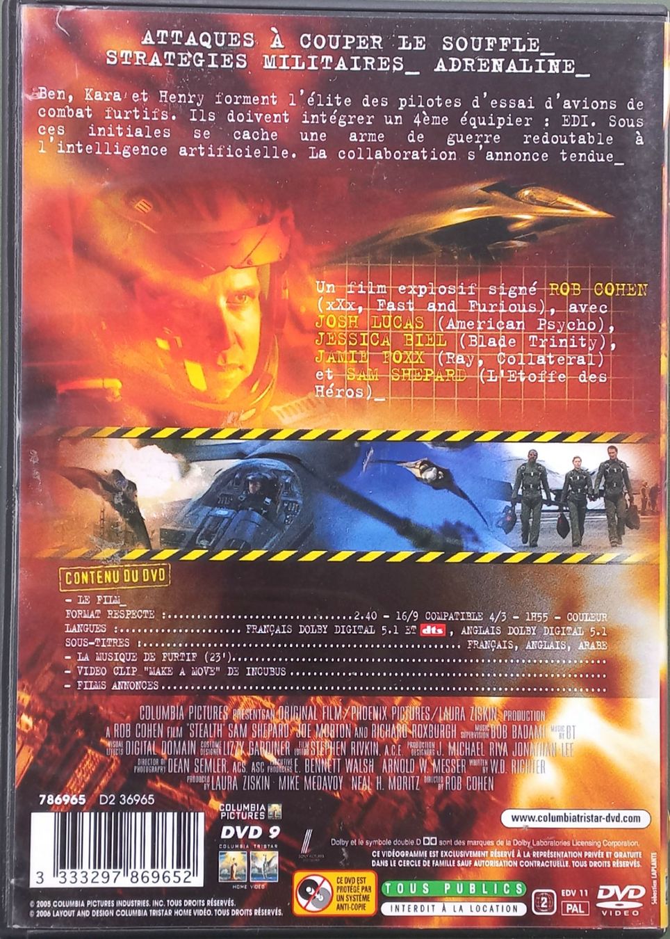 Tutti i DVDs: DVD F/E - Furtif - Prenez les Commandes – Usato da Niederuzwil venduto da lubimaja 1