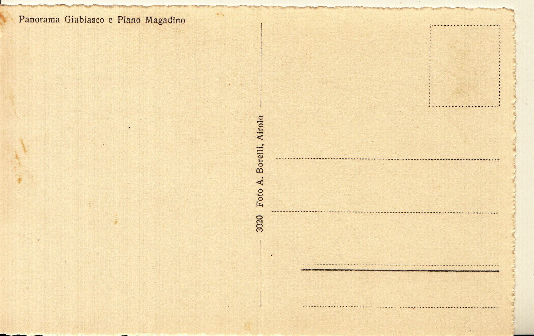 Cartoline postali: Giubiassco – Usato da Flaach venduto da Monisoldshop 1