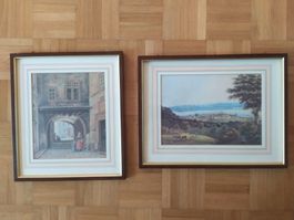 Top Duo: Nummerierte Kunstdrucke von Neuchâtel, inkl.Rahmen!