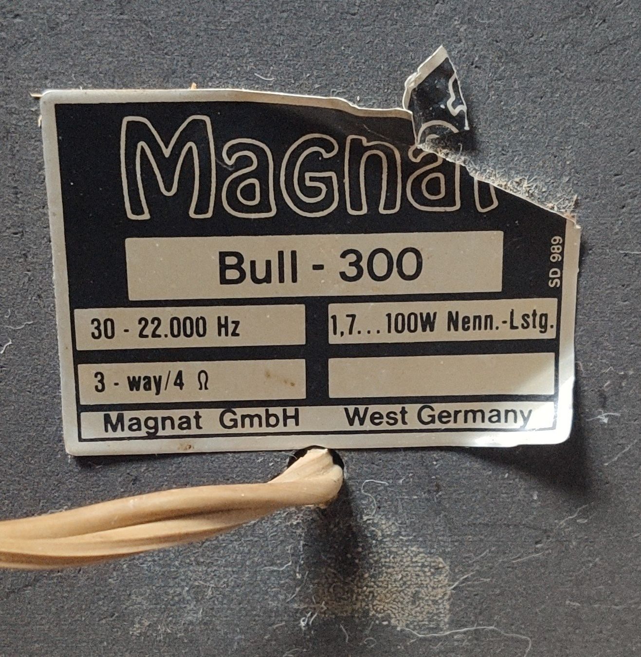 Magnat Lautsprecher: 2 haut-parleurs MAGNAT à réparer. – Gebraucht aus Lamboing von Qtrica 2