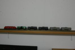 Tankwagenzug HO/DC mit Lok. AM 4/4 SBB
