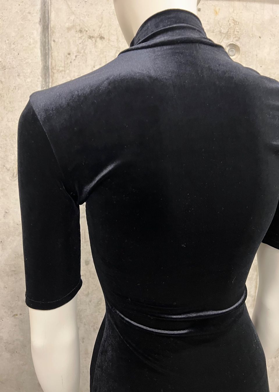 Kleider: Samt Kleid, schwarz, XS – Neu (gemäss Beschreibung) aus Maschwanden von yaster 3