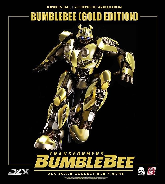 Statuette: Transformers : Bumblebee DLX Gold Edition Limitiert – Usato da St. Gallen venduto da ManuelSt.