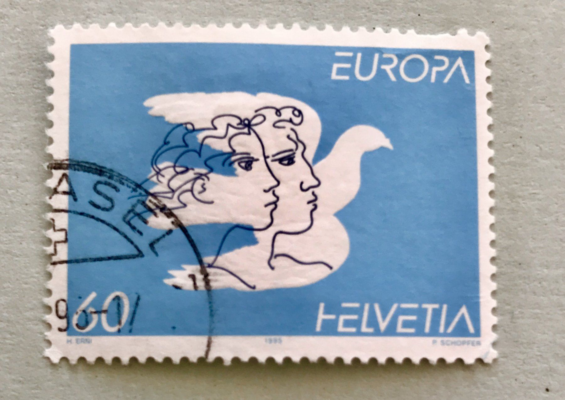 Tutti i francobolli: Nr.880 Friede Europa GESTEMPELT 1995 – Usato da Aarau venduto da Billa007