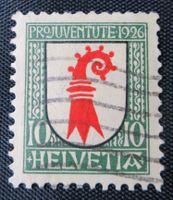 Pro Juventute Briefmarke, Helvetia, Schweiz 1926, Basel Land