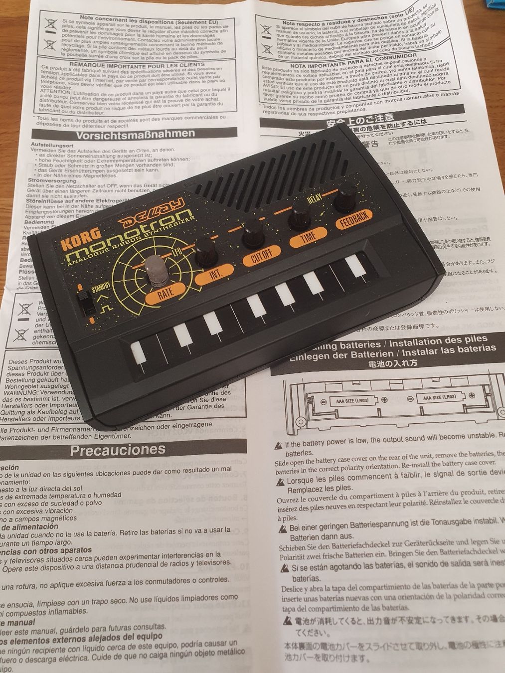 Korg Musikinstrumente: KORG MONOTRON DELAY – Gebraucht aus Pfäffikon ZH von edwinstarr1