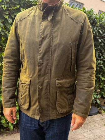 Herren Barbour Wachsjacke in Grösse M