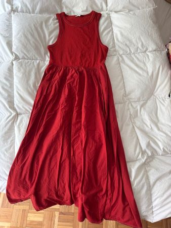 Robe Tommy Hilfiger rouge taille L - occasion, parfait