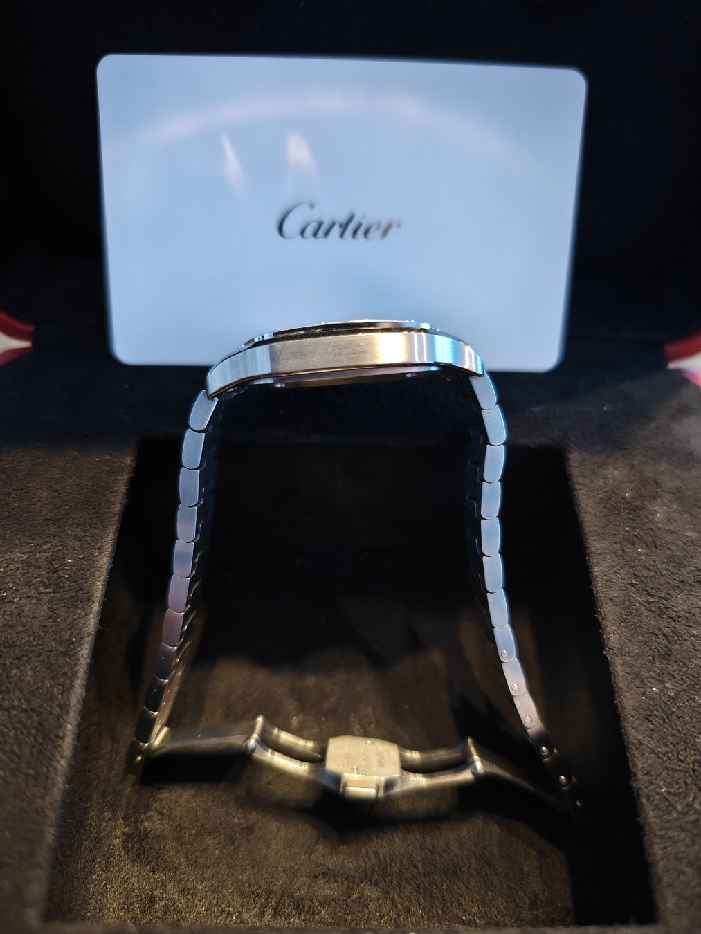 Cartier Uhren: Cartier Santos Medium WSSA0065 / Fullset 2024 – Gebraucht aus Oetwil am See von Dani_Yele 4