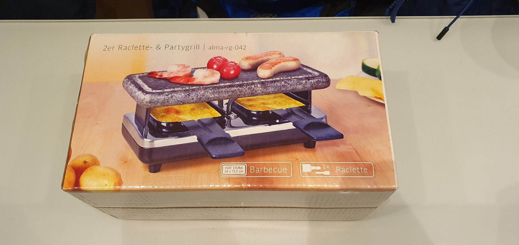 Griglie: Gril de table pour raclettes et grillades - Tischgrill – Usato da Lamboing venduto da onyx8002