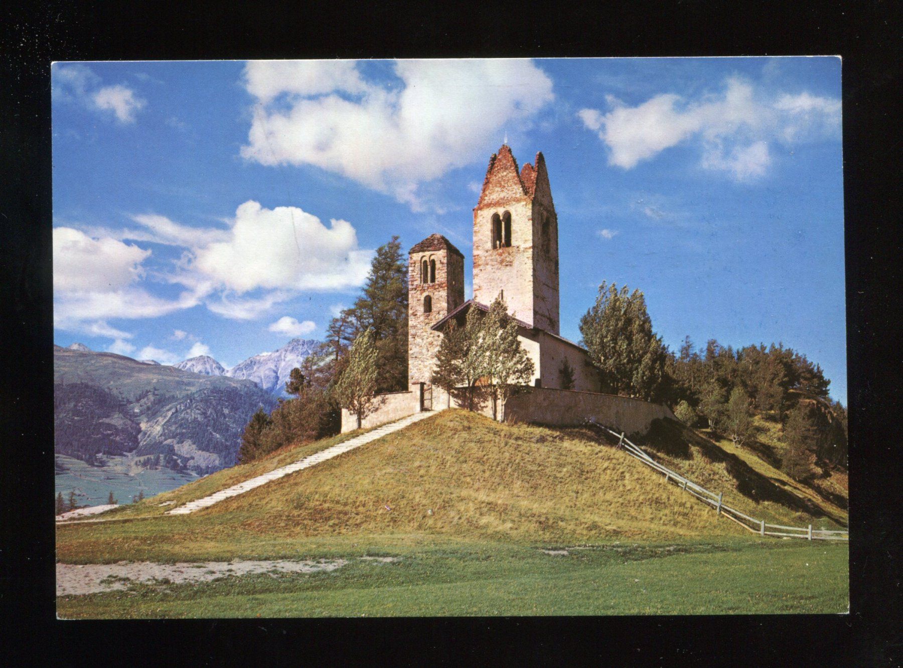 Ansichtskarten: Celerina, Kirche San Gian – Gebraucht aus Aarau von Elmaar41