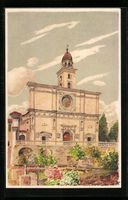 Künstler-AK Lugano, La Cattedrale