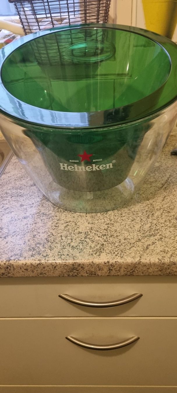 Altro: Champagnerkühler Heineken Bier Kühler Eisbox Eiswürfelbox – Usato da Basel venduto da Jcva 3