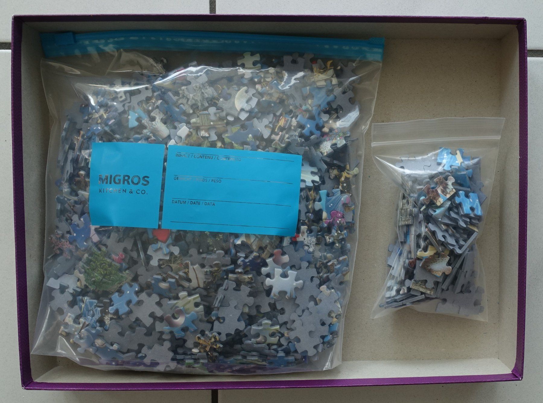Puzzle: Schmidt Puzzle 1000 Teile - Blauer Nachthimmel – Usato da Arbon venduto da drs64 2
