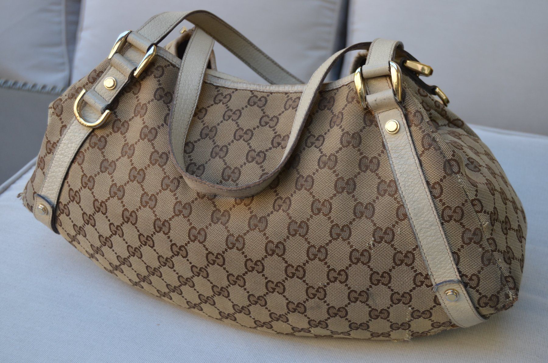 Gucci Borse da donna: Gucci GG Canvas Abbey Tasche / sac – Usato da Collonges venduto da arashee 3