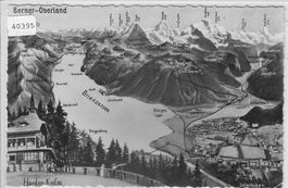 Panorama Brienzersee vom Harder-Kulm aus