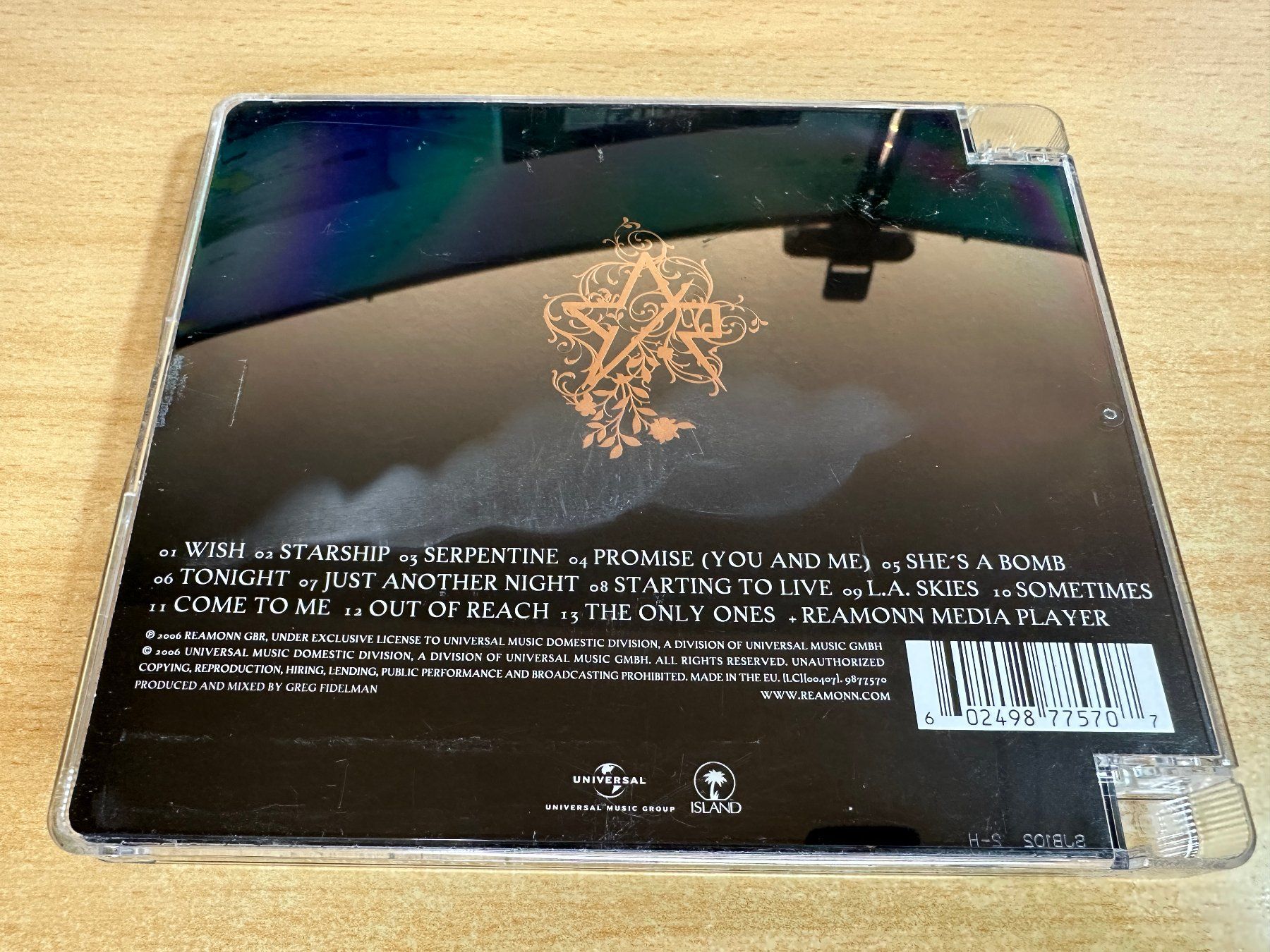 CD: D8 Reamonn – Wish – Usato da Rikon im Tösstal venduto da Alpenmutz 1