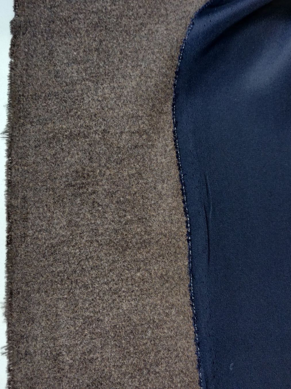 Stoffe: Anzug Stoff Baumwolle Flanell Elastan  2.1x1.50m marrone mel – Neu (gemäss Beschreibung) aus Lufingen von Voyager7 4