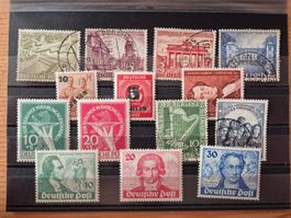 DE-Briefmarken */o Karte 15 Zustand gemäss Bild