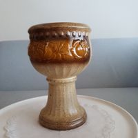 Jahren 70  Blumentopf Scheurich Keramik 706-25 wie neu