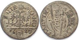 URI Schilling 1623 ST. MARTIN Billon unz PRACHTSTÜCK!